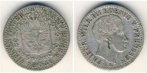 1/6 Thaler Kingdom of Prussia (1701-1918) Silver Frederick William III of Prussia (1770 -1840)