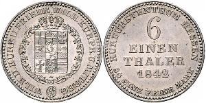 1/6 Thaler Landgraviate of Hesse-Kassel (1567 - 1806) 銀 