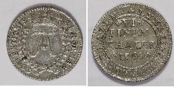 1/6 Thaler Principality of Anhalt-Zerbst (1544 - 1796) 銀 Frederick Augustus, Prince of Anhalt-Zerbst (1734 – 1793)