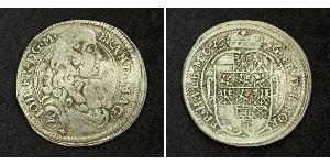 1/6 Thaler Principality of Ansbach (1398–1792) 銀 John Frederick, Margrave of Brandenburg-Ansbach (1654 – 1686)