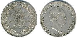 1/6 Thaler 联邦州 (德国) 銀 