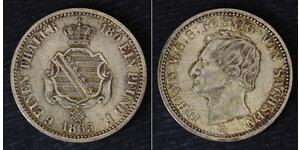 1/6 Талер Королівство Саксонія (1806 - 1918) Срібло John of Saxony