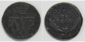 1/8 Real Nouvelle-Espagne (1519 - 1821) Cuivre 