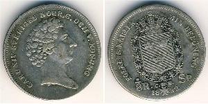 1/8 Riksdaler Suède Argent 