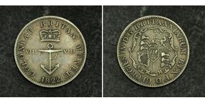 1/8 Доллар Британская империя (1497 - 1949) Серебро Георг IV (1762-1830)