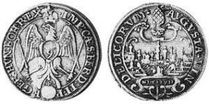 1/9 Талер Аугсбург (1276 - 1803) Срібло Фердинанд II Габсбург(1578 -1637)