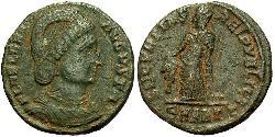 1 AE3 / 1 Фолліс Римська імперія (27BC-395) Бронза Олена  Августа (250 -330)