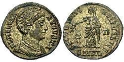 1 AE3 / 1 Фолліс Римська імперія (27BC-395) Бронза Олена  Августа (250 -330)