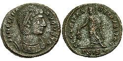 1 AE3 / 1 Фолліс Римська імперія (27BC-395) Бронза Олена  Августа (250 -330)