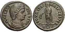 1 AE3 / 1 Фолліс Римська імперія (27BC-395) Бронза Олена  Августа (250 -330)