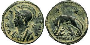 1 AE3 / 1 Фолліс Римська імперія (27BC-395) Бронза Костянтин I (272 - 337)