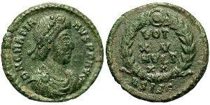 1 AE4 / 1 Фолліс Західна Римська імперія (285-476) Бронза Граціан  (359-383)