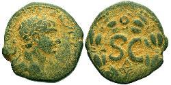 1 AE_ Imperio romano (27BC-395) Bronce Trajano (53-117)