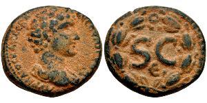 1 AE_ Imperio romano (27BC-395) Bronce Marco Aurelio (121-180)