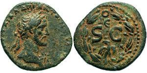 1 AE_ Empire romain (27BC-395) Bronze Antonin le Pieux  (86-161)