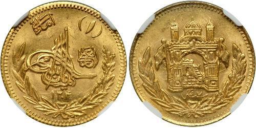 1 Amani 阿富汗酋长国 (1823 - 1926) 金 Amanullah Khan (1892 - 1960)