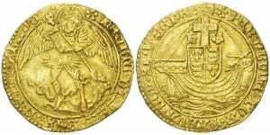 1 Angel Kingdom of England (927-1649,1660-1707) Gold Henry VII (1457 - 1509)