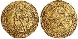 1 Angel Königreich England (927-1649,1660-1707) Gold Heinrich VIII (1491 - 1547)