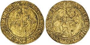 1 Angel Königreich England (927-1649,1660-1707) Gold Heinrich VIII (1491 - 1547)