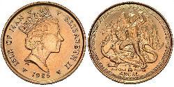 1 Angel 曼島 金 伊丽莎白二世 (1926-2022)