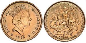 1 Angelot Île de Man Or Elizabeth II (1926-2022)