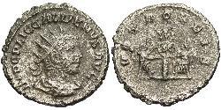 1 Antoninian Römische Kaiserzeit (27BC-395) Billon Silber Gallienus (218-268)