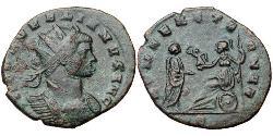 1 Antoninian Römische Kaiserzeit (27BC-395) Bronze Aurelian (215-275)