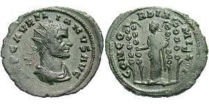 1 Antoninian Römische Kaiserzeit (27BC-395) Bronze Aurelian (215-275)