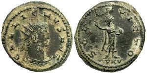 1 Antoninian Römische Kaiserzeit (27BC-395) Bronze Gallienus (218-268)