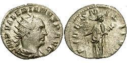 1 Antoninian Römische Kaiserzeit (27BC-395) Silber Valerian I (193-260)