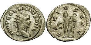 1 Antoninian Römische Kaiserzeit (27BC-395) Silber Gallienus (218-268)