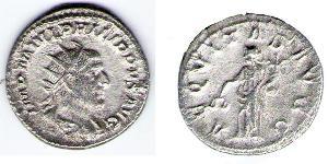 1 Antoninian Römische Kaiserzeit (27BC-395) Silber Philipp II (237-249)