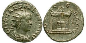 1 Antoninian Römische Kaiserzeit (27BC-395) Silber Valerianus II (?-258)