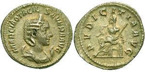1 Antoninian Römische Kaiserzeit (27BC-395) Silber Otacilia Severa (244-249)