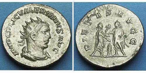 1 Antoninian Römische Kaiserzeit (27BC-395) Silber Valerian I (193-260) / Gallienus (218-268)