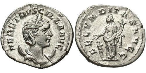 1 Antoninian Römische Kaiserzeit (27BC-395) Silber Herennia Etruscilla (249-251)
