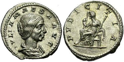 1 Antoninian Römische Kaiserzeit (27BC-395) Silber Julia Maesa (165-224)