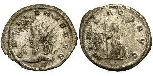1 Antoninian Römische Kaiserzeit (27BC-395) Silber/Kupfer Gallienus (218-268)
