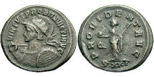 1 Antoninian Römische Kaiserzeit (27BC-395) Silber/Kupfer Probus (232-282)