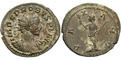 1 Antoninian Römische Kaiserzeit (27BC-395) Silber/Kupfer Probus (232-282)