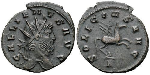 1 Antoninian Römische Kaiserzeit (27BC-395)  Gallienus (218-268)
