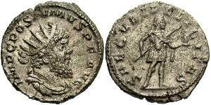 1 Antoniniano Impero delle Gallie (260-274) Argento Postumo (260-268)