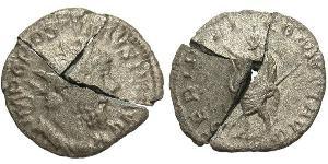 1 Antoniniano Impero delle Gallie (260-274) Argento Postumo (260-268)