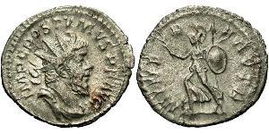 1 Antoniniano Impero delle Gallie (260-274) Argento Postumo (260-268)