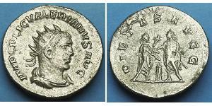 1 Antoniniano Impero romano (27BC-395) Argento Gallieno (218-268) / Valeriano I (193-260)