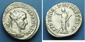 1 Antoniniano Impero romano (27BC-395) Argento Filippo I (204-249)