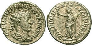 1 Antoniniano Impero romano (27BC-395) Argento Filippo I (204-249)