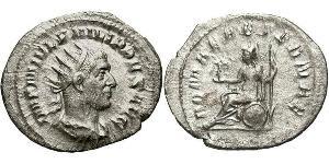 1 Antoniniano Impero romano (27BC-395) Argento Filippo I (204-249)