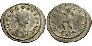 1 Antoniniano Impero romano (27BC-395) Argento Probo (232-282)