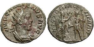 1 Antoniniano Impero romano (27BC-395) Argento Gallieno (218-268)